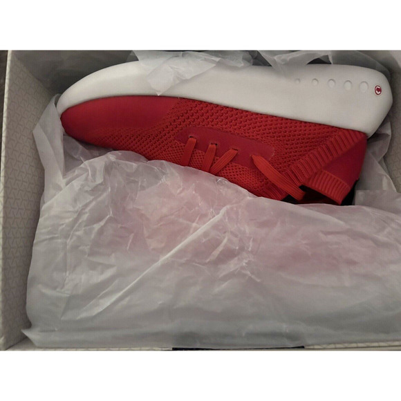 Peter Millar Ladies Hyperlight Glide Sneakers - Red size 7 - Picture 10 of 13